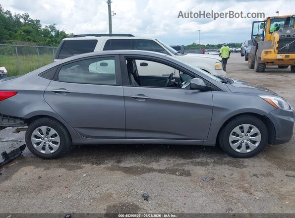 KMHCT4AE7HU252298 2017 HYUNDAI ACCENT Gray Вид задньої частини салону