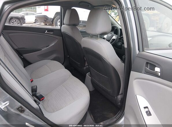KMHCT4AE7HU381318 2017 HYUNDAI ACCENT Gray Widok naklejki z numerem VIN