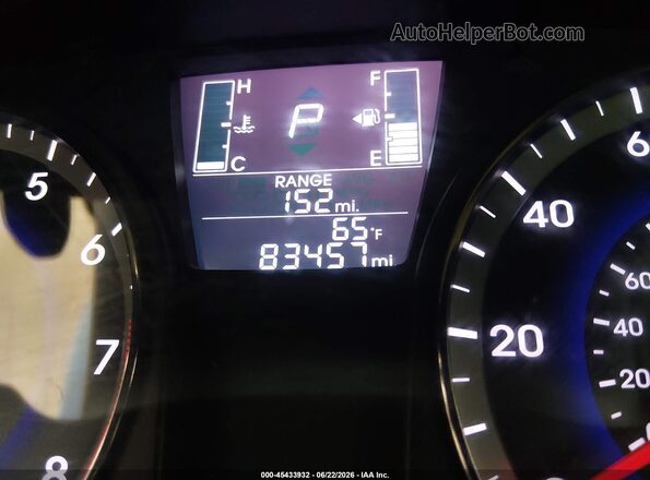 KMHCT4AE7HU381318 2017 HYUNDAI ACCENT Gray Widok zestawu wskaźników