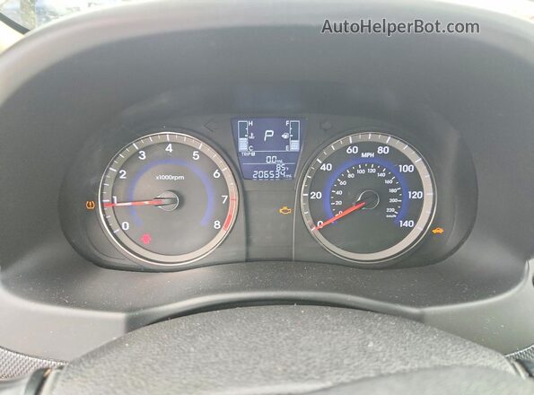 KMHCT4AE7HU381450 2017 HYUNDAI ACCENT Black Սարքավորումների վահանակի տեսք