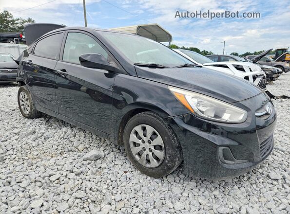 KMHCT4AE7HU381450 2017 HYUNDAI ACCENT Black Առջևի աջ
