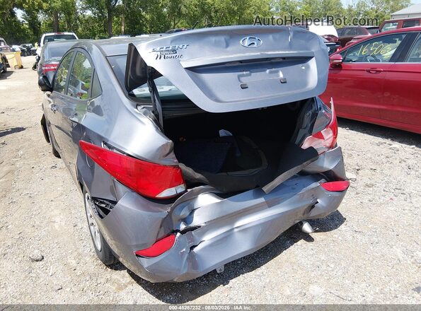 KMHCT4AE8GU073556 2016 HYUNDAI ACCENT Gray Вид спереду