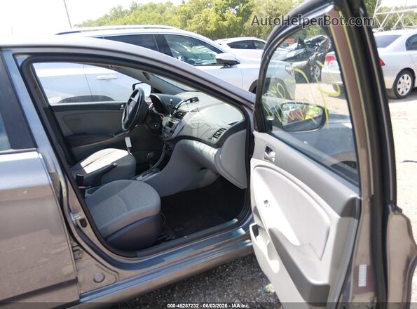 KMHCT4AE8GU073556 2016 HYUNDAI ACCENT Gray Вид салону спереду