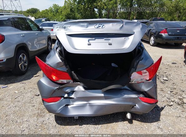 KMHCT4AE8GU073556 2016 HYUNDAI ACCENT Gray 