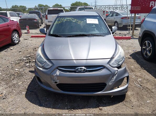 KMHCT4AE8GU073556 2016 HYUNDAI ACCENT Gray Вид щитка приладів
