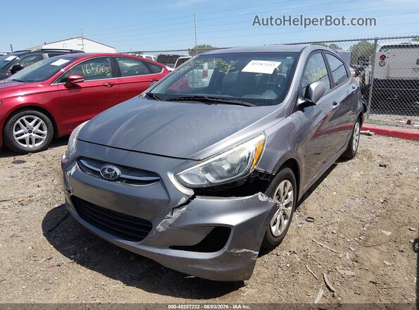 KMHCT4AE8GU073556 2016 HYUNDAI ACCENT Gray 