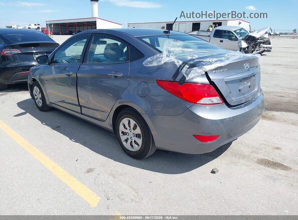 KMHCT4AE8GU156209 2016 HYUNDAI ACCENT Gray Rear left
