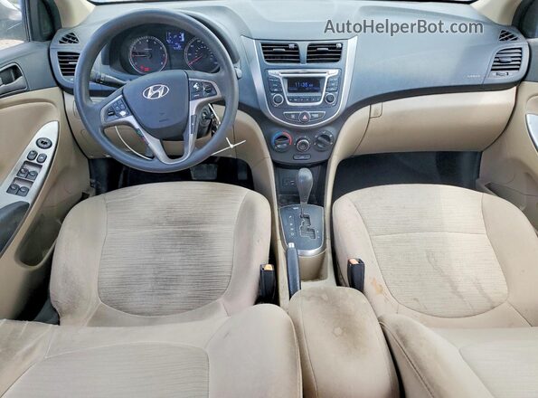 KMHCT4AE8GU955603 2016 HYUNDAI ACCENT Beige 