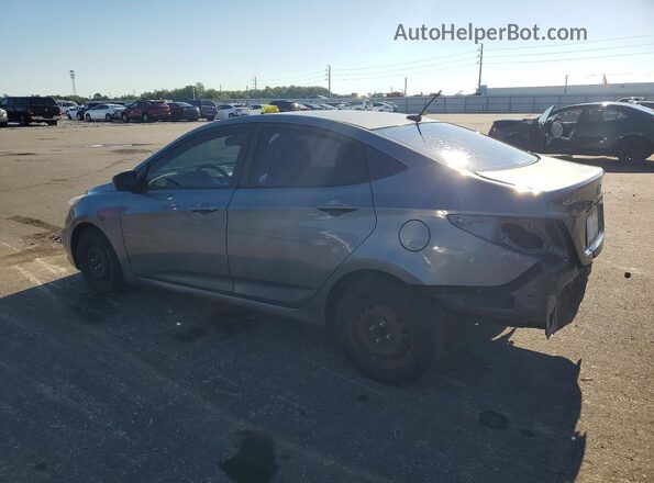 KMHCT4AE8HU269594 2017 HYUNDAI ACCENT Silver Задня ліва чверть
