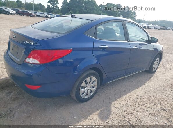 KMHCT4AE9GU124661 2016 HYUNDAI ACCENT Blue Tył prawy