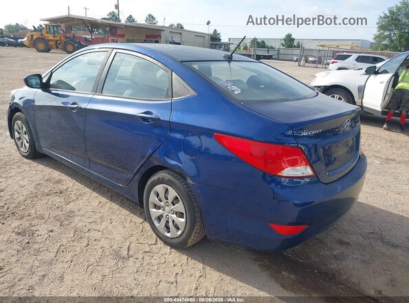 KMHCT4AE9GU124661 2016 HYUNDAI ACCENT Blue Tył lewy