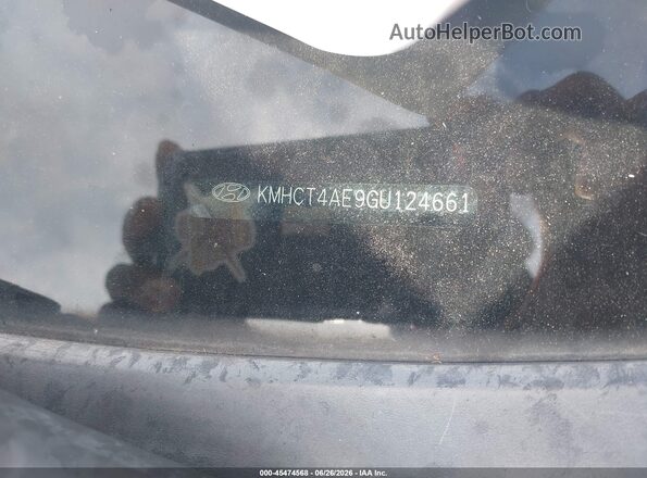 KMHCT4AE9GU124661 2016 HYUNDAI ACCENT Blue Widok komory silnika
