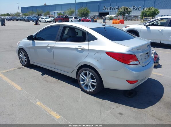 KMHCT4AE9HU196509 2017 HYUNDAI ACCENT Серебряный Задняя левая четверть
