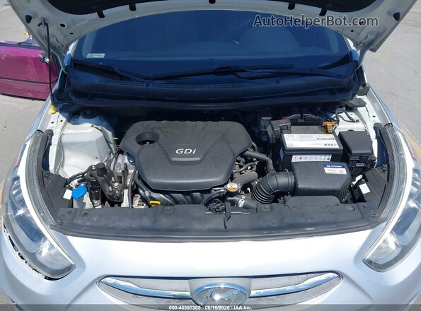 KMHCT4AE9HU196509 2017 HYUNDAI ACCENT Серебряный Вид сзади