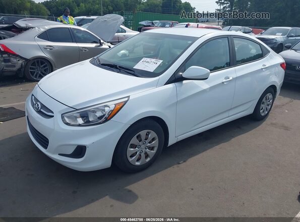 KMHCT4AE9HU271435 2017 HYUNDAI ACCENT White Передня ліва чверть
