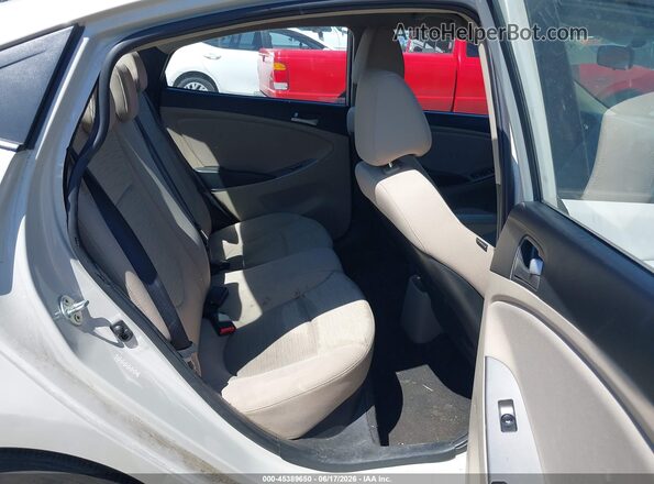 KMHCT4AEXGU028280 2016 HYUNDAI ACCENT Silver VIN კოდის სტიკერის ხედი