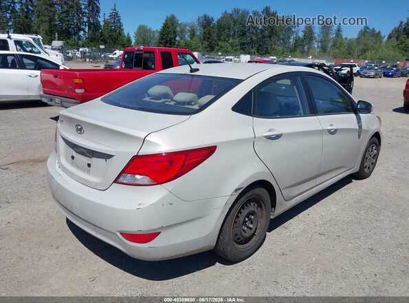 KMHCT4AEXGU028280 2016 HYUNDAI ACCENT Silver უკანა მარჯვენა