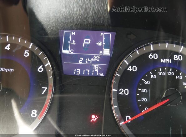 KMHCT4AEXGU028280 2016 HYUNDAI ACCENT Silver ხელსაწყოთა პანელის ხედი