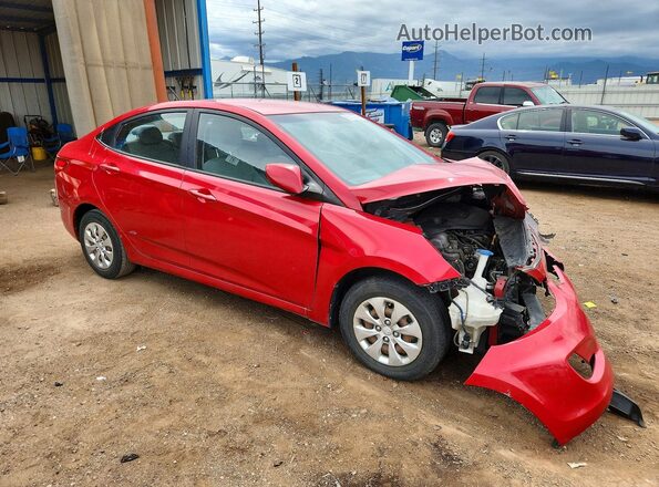 KMHCT4AEXGU036900 2016 HYUNDAI ACCENT Red 