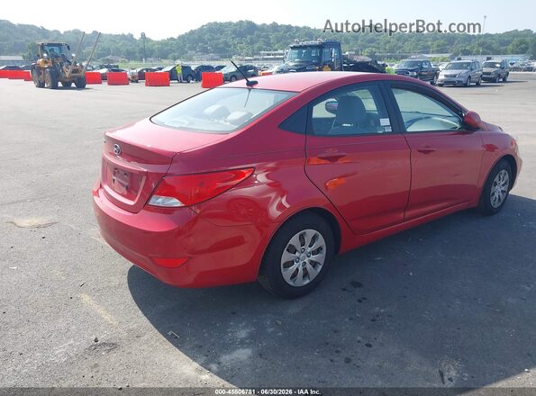 KMHCT4AEXGU051896 2016 HYUNDAI ACCENT Red Trasero derecho