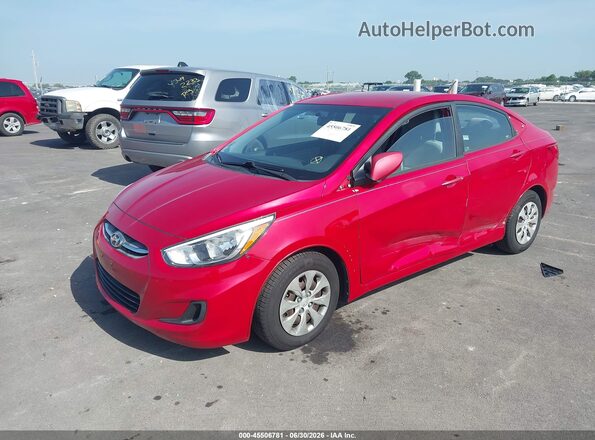 KMHCT4AEXGU051896 2016 HYUNDAI ACCENT Red Vista tres cuartos delantera izquierda
