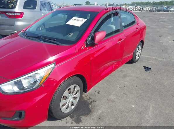 KMHCT4AEXGU051896 2016 HYUNDAI ACCENT Red Vista frontal