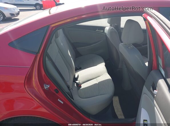 KMHCT4AEXGU051896 2016 HYUNDAI ACCENT Red Vista de la etiqueta del VIN