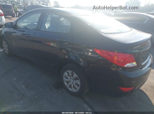 KMHCT4AEXGU076250 2016 HYUNDAI ACCENT Black Rear left
