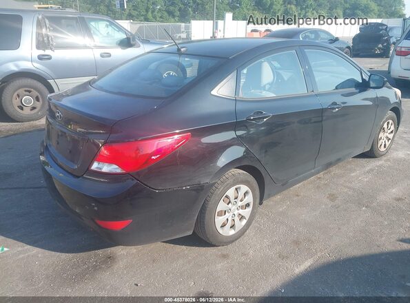 KMHCT4AEXGU076250 2016 HYUNDAI ACCENT Black Rear right
