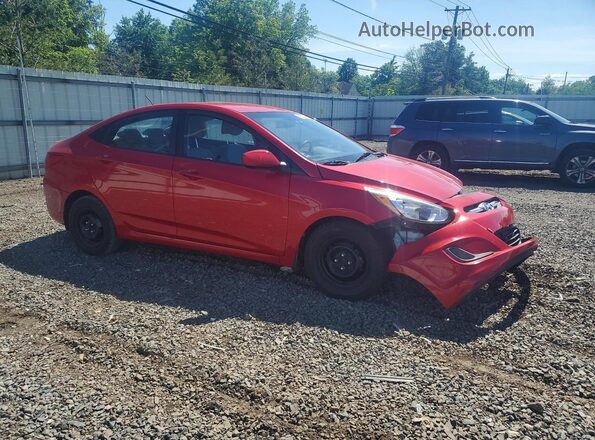 KMHCT4AEXGU110106 2016 HYUNDAI ACCENT Maroon წინა მარჯვენა