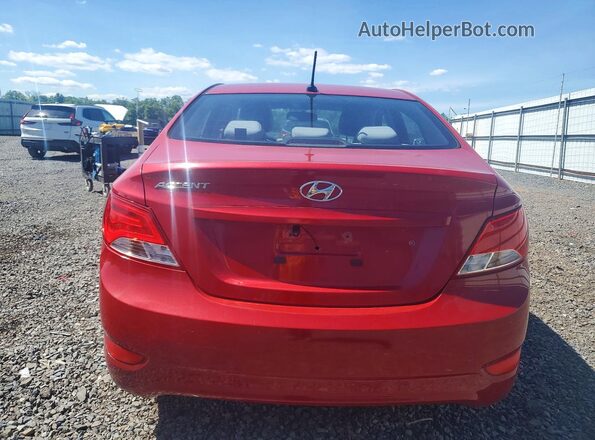 KMHCT4AEXGU110106 2016 HYUNDAI ACCENT Maroon უკანა ხედი