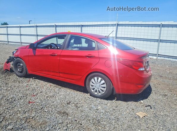 KMHCT4AEXGU110106 2016 HYUNDAI ACCENT Maroon უკანა მარცხენა