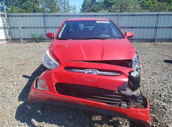 KMHCT4AEXGU110106 2016 HYUNDAI ACCENT Maroon წინა ხედი