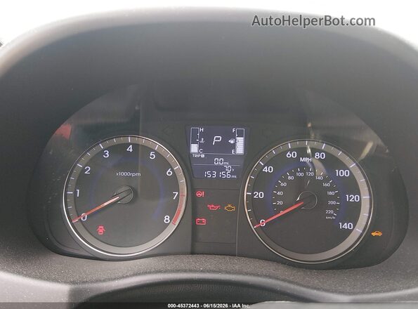 KMHCT4AEXGU986187 2016 HYUNDAI ACCENT Красный Вид задних сидений