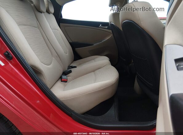 KMHCT4AEXGU986187 2016 HYUNDAI ACCENT Красный Вид наклейки с VIN-кодом