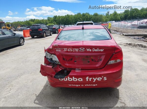 KMHCT4AEXGU986187 2016 HYUNDAI ACCENT Красный Вид спереди