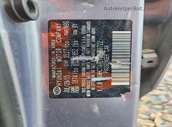 KMHCT4AEXGU989722 2016 HYUNDAI ACCENT Silver Շարժիչի բաժամունքի տեսք