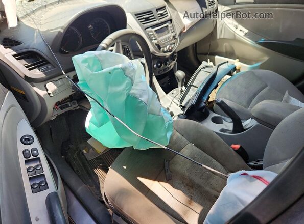 KMHCT4AEXHU184207 2017 HYUNDAI ACCENT Gray Вид панелі приладів