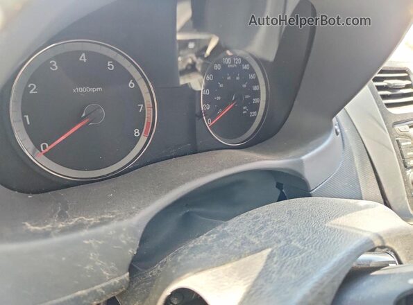 KMHCT4AEXHU184207 2017 HYUNDAI ACCENT Gray Вид щитка приладів