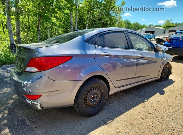 KMHCT4AEXHU184207 2017 HYUNDAI ACCENT Gray Задня права чверть