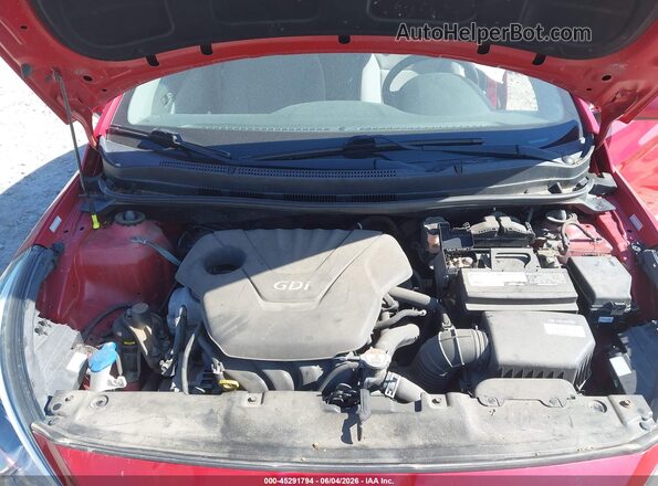 KMHCT4AEXHU223667 2017 HYUNDAI ACCENT Red Вид ззаду