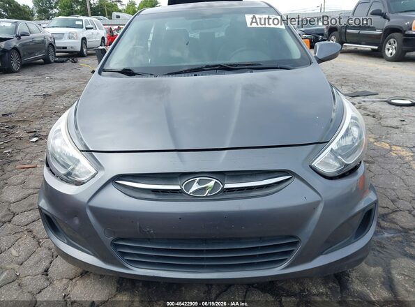 KMHCT4AEXHU235897 2017 HYUNDAI ACCENT Gray ხელსაწყოთა პანელის ხედი