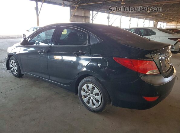 KMHCT4AEXHU337040 2017 HYUNDAI ACCENT Black Trasero izquierdo