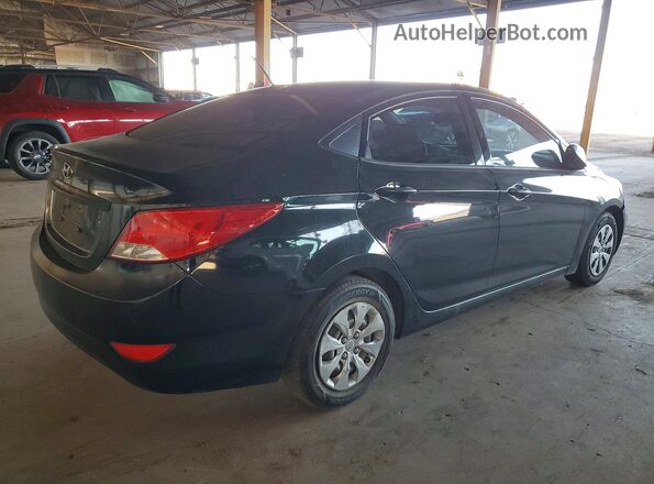 KMHCT4AEXHU337040 2017 HYUNDAI ACCENT Black Trasero derecho