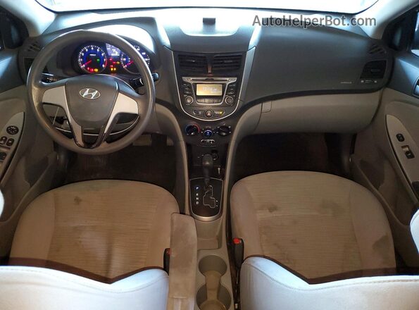 KMHCT4AEXHU337040 2017 HYUNDAI ACCENT Black Vista del salpicadero