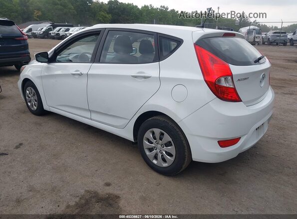 KMHCT5AE0GU246959 2016 HYUNDAI ACCENT White Հետևի ձախ