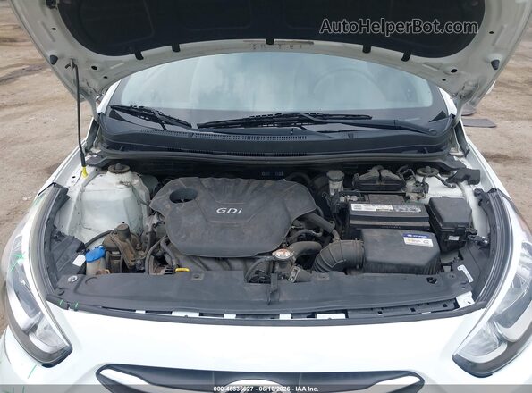 KMHCT5AE0GU246959 2016 HYUNDAI ACCENT White Հետևի տեսք