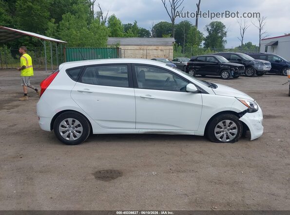KMHCT5AE0GU246959 2016 HYUNDAI ACCENT White Սալոնի հետևի տեսք