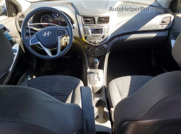 KMHCT5AE0GU250073 2016 HYUNDAI ACCENT Charcoal Dashboard view