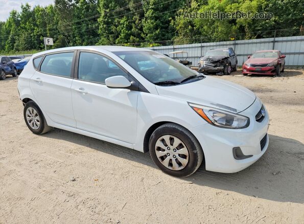 KMHCT5AE0HU341491 2017 HYUNDAI ACCENT White Առջևի աջ